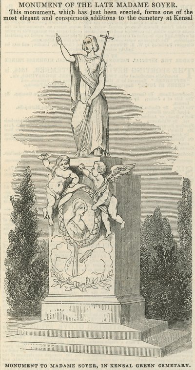 Monument til Madame Soyer af English School