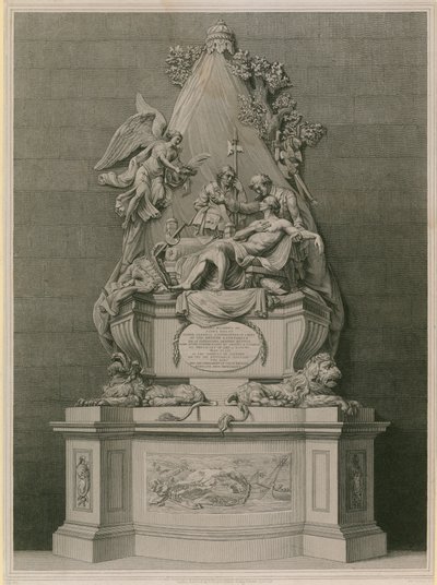 Monument til generalmajor James Wolfe af English School