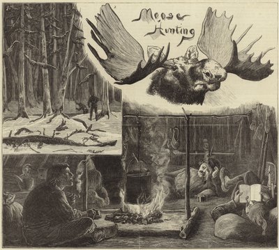 Elchjagd in Nova Scotia von English School