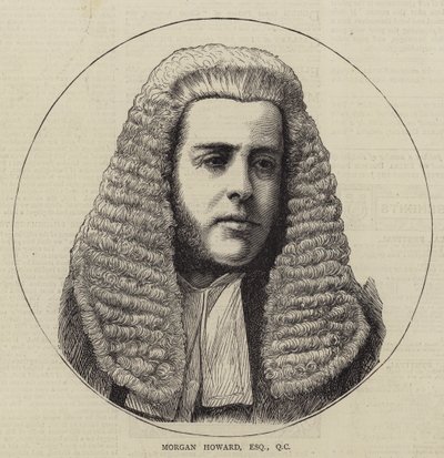 Morgan Howard, Esquire, QC (gravering) af English School