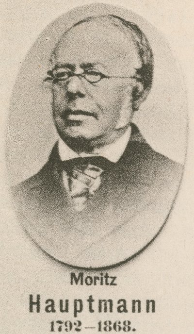 Moritz Hauptmann (gravering) af English School