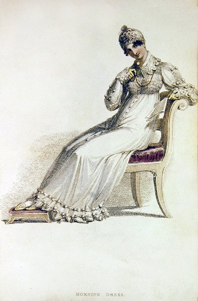 Morgenkjole, modeplade fra Ackermann