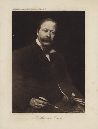 Mortimer Menpes (fotogravering) af English School