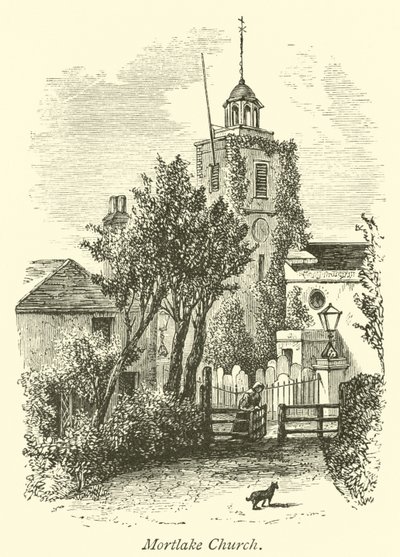 Mortlake Church  af English School