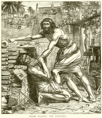 Moses dræber egypteren af English School