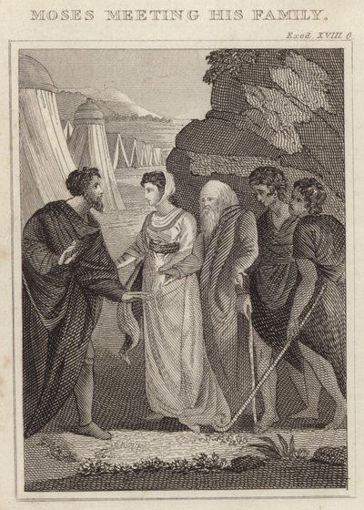 Moses møder sin familie af English School