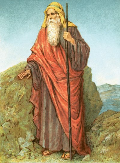 Moses betragter det forjættede land af English School