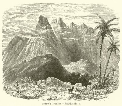 Horeb-bjerget, Exodus, iii af English School