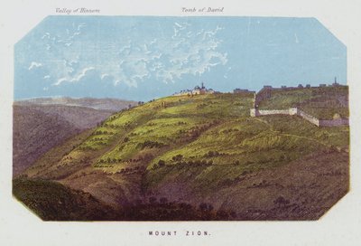 Mount Zion (farve litho) af English School