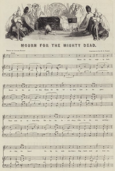 Mourn for the Mighty Dead (gravering) af English School