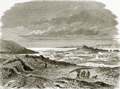 Udmundingen af Backs flod af English School