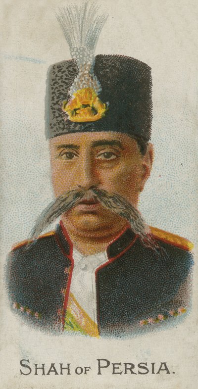 Mozaffar ad-Din, Shah af Persien af English School