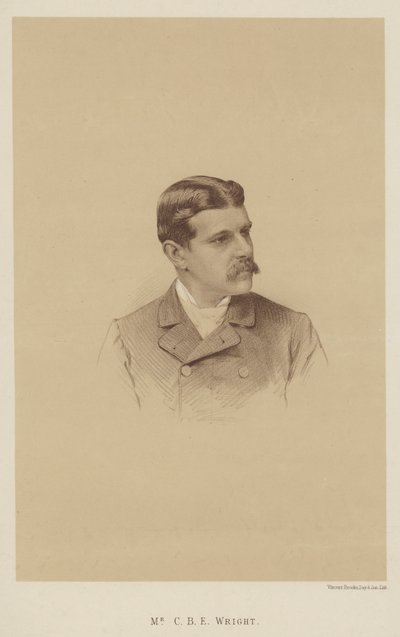 Mr C B E Wright (litho) af English School