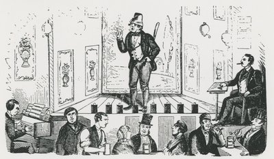 Mr. C George, den irske sanger, optræder i Borough Music Hall, Union Street, Southwark af English School