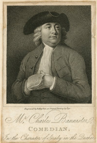 Charles Bannister, komiker af English School
