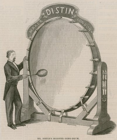 Mr Distins Monster Gong-tromme af English School