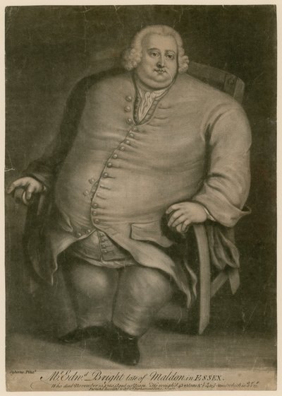 Edward Bright, afdøde af Maldon, Essex, som døde 10. november 1750, 29 år gammel af English School