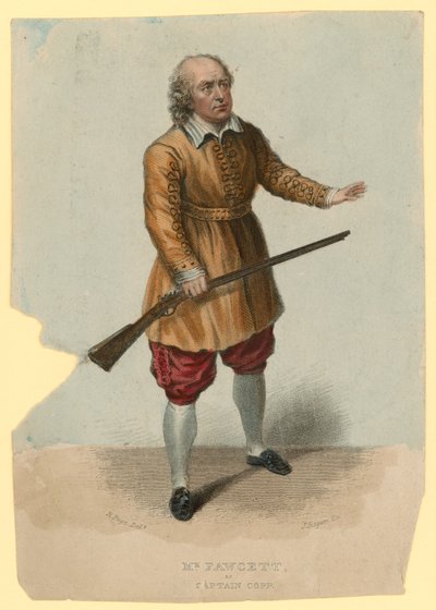 Mr Fawcett som kaptajn Copp af English School