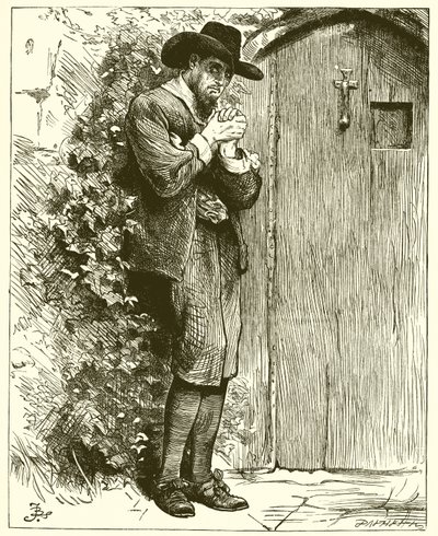 Mr Fearing. Her stod han også et godt stykke tid, før han ville på eventyr for at banke på af English School