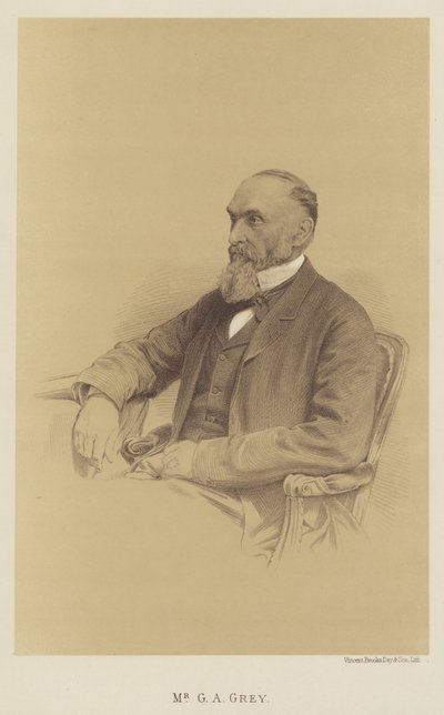 Mr GA Gray (litho) af English School