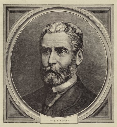 Mr J L Motley (gravering) af English School