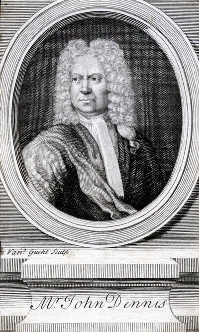 John Dennis (1658-1734) af English School