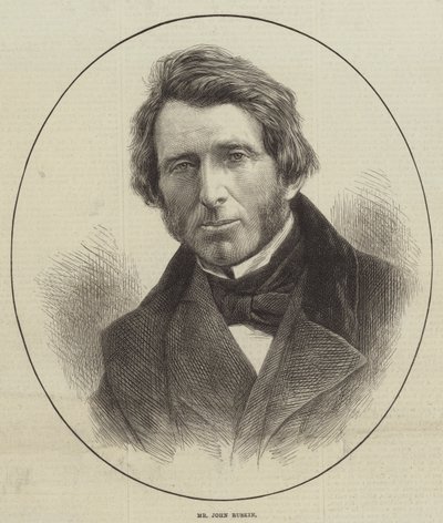 Mr John Ruskin (gravering) af English School