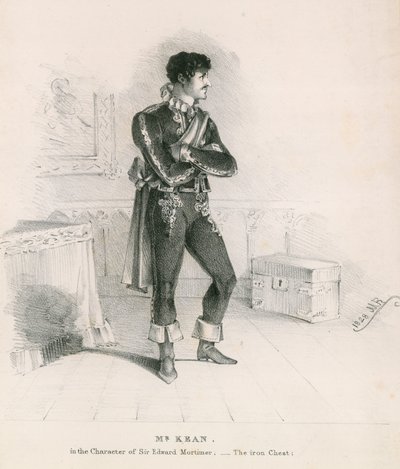 Mr Kean i karakteren af Sir Edward Mortimer i The Iron Chest af English School