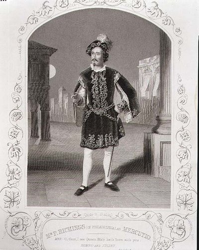Mr. P. Ritchings (fra Philadelphia) som Mercutio, Act I Scene 4 af 