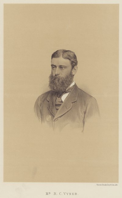 Hr. R C Vyner (litografi) af English School