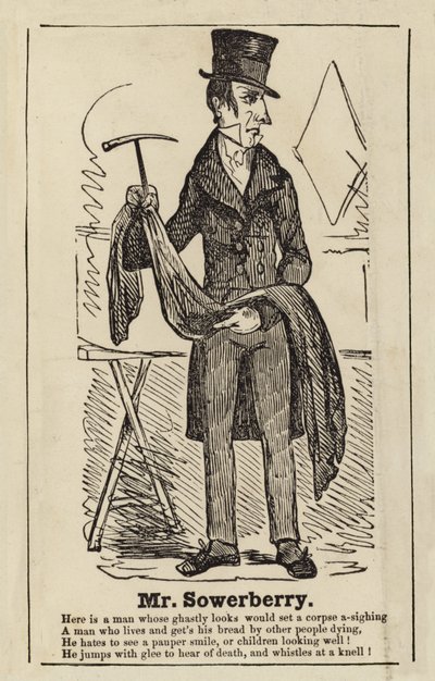 Mr Sowerberry fra Oliver Twist af English School