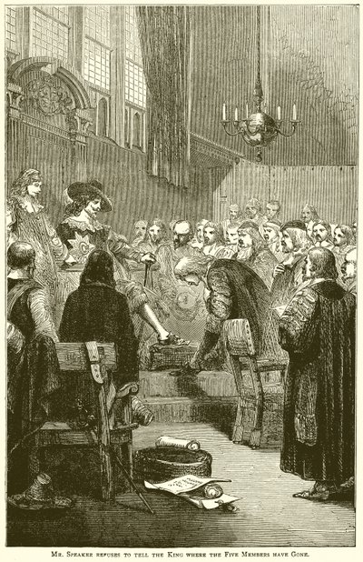 Hr. formand nægter at fortælle kongen, hvor de fem medlemmer er blevet af af English School