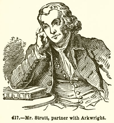Mr. Strutt, partner med Arkwright af English School