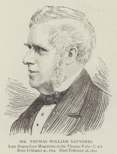 Thomas William Saunders af English School