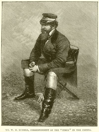 W. H. Russell, korrespondent for Times på Krim af English School