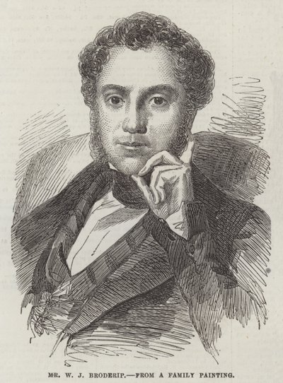 Mr W J Broderip (gravering) af English School