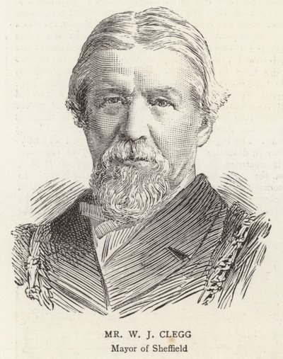 Mr W J Clegg (gravering) af English School