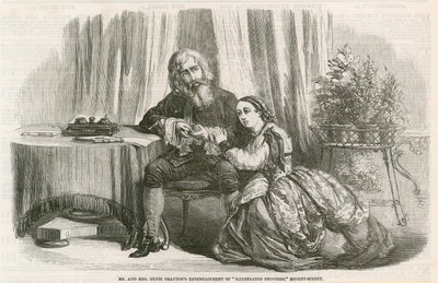 Hr. og fru Henri Draytons underholdning af Illustrated Proverbs, Regent Street, London af English School
