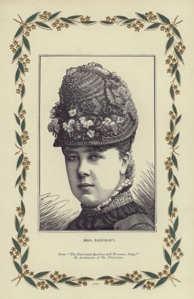 Fru Bancroft (gravering) af English School