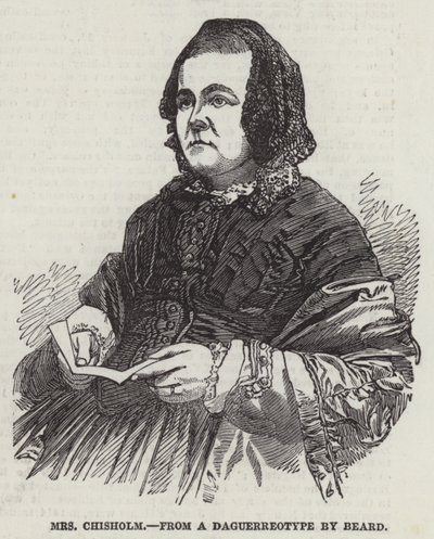 Fru Chisholm (gravering) af English School