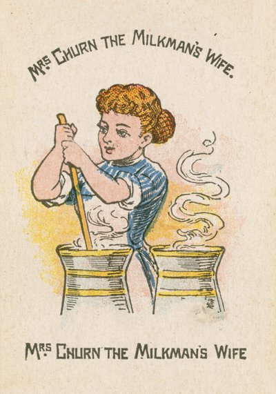 Mrs Churn the Milkmans Wife af English School