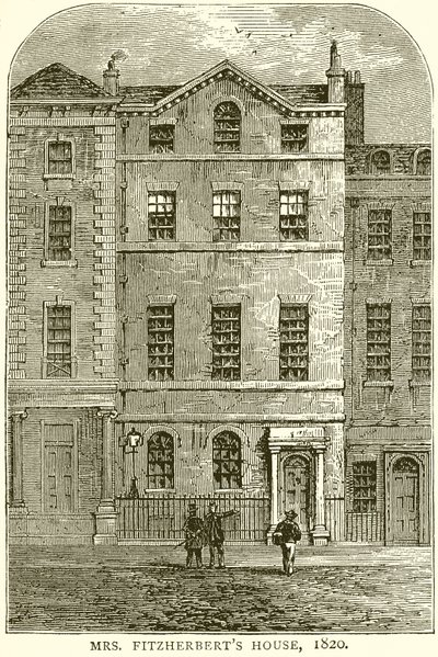 Fru Fitzherberts Hus, 1820 af English School