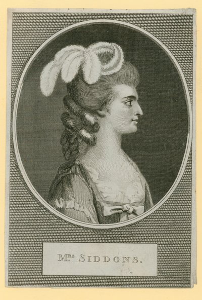 Fru Sarah Siddons, skuespillerinde af English School