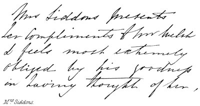 Fru Siddons af English School