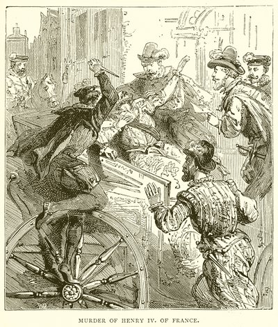 Mordet på Henrik IV af Frankrig af English School