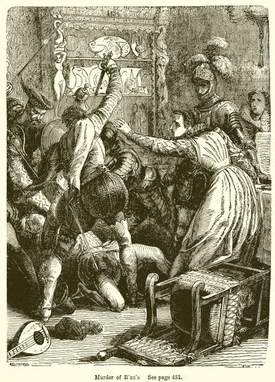 Mordet på Rizzio af English School