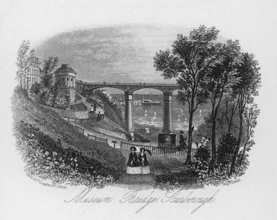 Museum Bridge, Scarborough (gravering) af English School