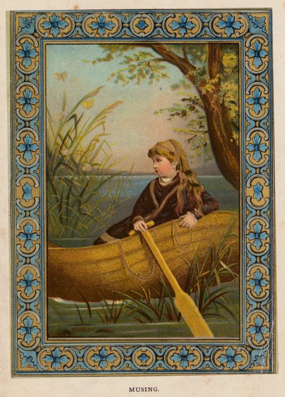 Musing (farve litho) af English School
