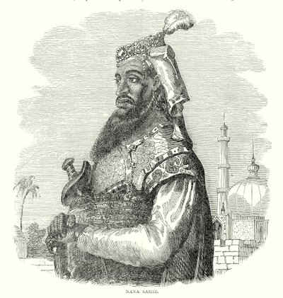 Nana Sahib (gravering) af English School