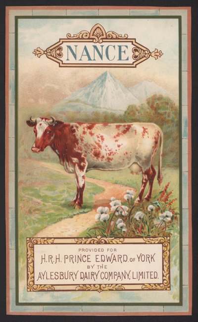 Nance, reklame for Aylesbury Dairy Company af English School